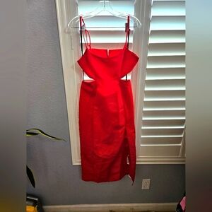 Elegant Red Women's Dress